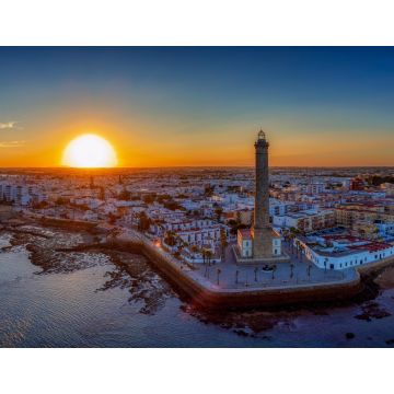 Lais Puzzle - Leuchtturm von Chipiona bei Morgendämmerung in der Provinz Cadiz. Spanien - 1.000 Teile