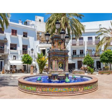 Lais Puzzle - Der berühmte Plaza de España (Spanien-Platz) in Vejer de la Frontera, Cadiz, Andalusien, Spanien - 1.000 Teile