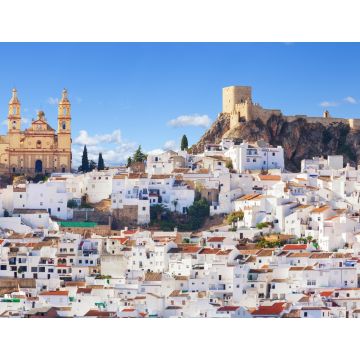 Lais Puzzle - Olvera Stadt, als das Tor der weißen Städte Route in der Provinz Cadiz, Spanien - 1.000 Teile