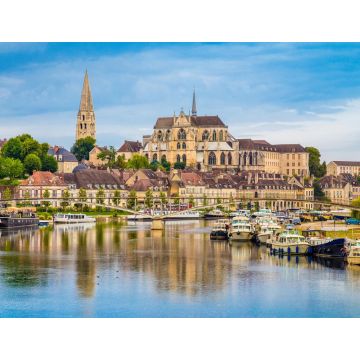 Lais Puzzle - Auxerre mit Fluss Yonne, Burgund, Frankreich - 1.000 Teile