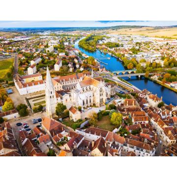 Lais Puzzle - Auxerre mit Fluss in Frankreich - 1.000 Teile