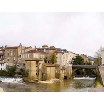 Lais Puzzle - Mont-de-Marsan-Zusammenfluss der Flüsse Douze und Midou, Frankreich - 1.000 Teile