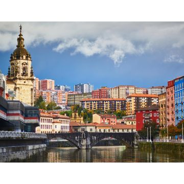 Lais Puzzle - Bunte Gebäude in einer Straße von Bilbao, Baskenland, Spanien - 1.000 Teile