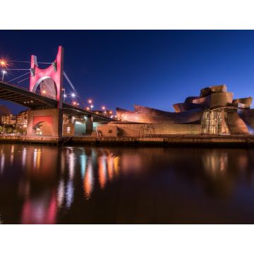 Lais Puzzle - Guggenheim-Museum in Bilbao nach Sonnenuntergang im November - 1.000 Teile