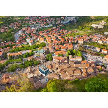 Lais Puzzle - Blick vom Mount Titano, San Marino, auf die Seilbahn - 100, 200, 500 & 1.000 Teile