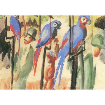 Lais Puzzle - August Macke - Bei den Papageien - 1.000 Teile