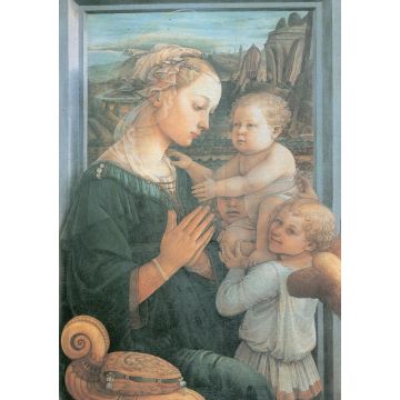 Lais Puzzle - Fra Filippo Lippi - Madonna mit Kind und Zwei Engeln - 1.000 Teile