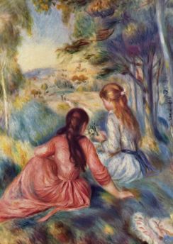 Lais Puzzle - Pierre-Auguste Renoir - Junge Mädchen auf der Wiese - 500 Teile