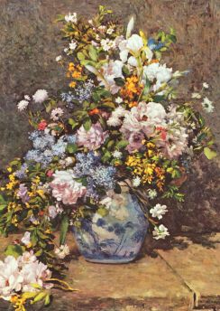 Lais Puzzle - Pierre-Auguste Renoir - Stilleben mit großer Blumenvase - 500 Teile
