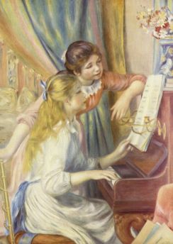 Lais Puzzle - Pierre-Auguste Renoir - Zwei Mädchen am Klavier - 500 Teile