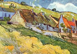 Lais Puzzle - Vincent Willem van Gogh - Bauernhütten in Auvers - 500 & 1.000 Teile