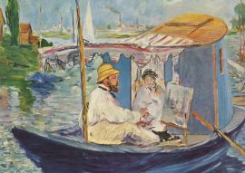 Lais Puzzle - Edouard Manet - Claude Monet in seinem Atelier (Argenteuil) - 500 Teile