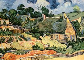 Lais Puzzle - Vincent Willem van Gogh - Hütten in Cordeville (Häuser in Auvers) - 500 & 1.000 Teile