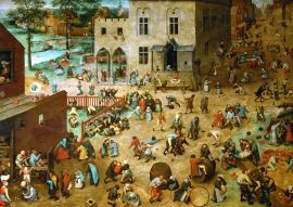Lais Puzzle - Pieter Bruegel d. Ä. - Serie der sogenannten bilderbogenartigen Gemälde, Szene: Die Kinderspiele - 500 & 1.000 Teile