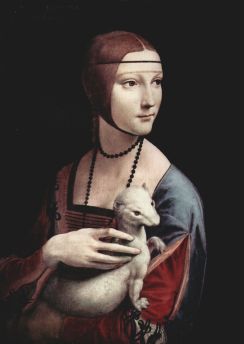 Lais Puzzle - Leonardo da Vinci - Porträt einer Dame mit Hermelin - 500 Teile