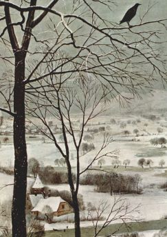 Lais Puzzle - Pieter Bruegel d. Ä. - Zyklus der Monatsbilder, Szene: Heimkehr der Jäger (Monat Januar), Detail - 1.000 Teile