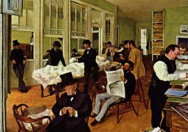 Lais Puzzle - Edgar Germain Hilaire Degas - Die Baumwollfaktorei - 1.000 Teile