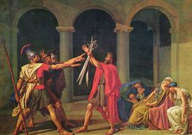 Lais Puzzle - Jacques-Louis David - Schwur der Horatier - 1.000 Teile