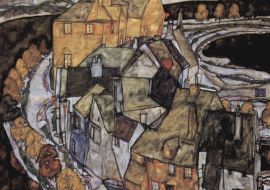 Lais Puzzle - Egon Schiele - Der Häuserbogen oder Inselstadt - 1.000 Teile
