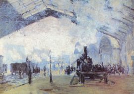 Lais Puzzle - Claude Monet - Bahnhof Saint Lazare in Paris - 1.000 Teile