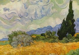 Lais Puzzle - Vincent Willem van Gogh - Weizenfeld mit Zypressen - 1.000 Teile