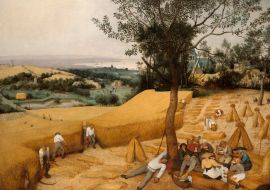 Lais Puzzle - Pieter Bruegel d. Ä. - Zyklus der Monatsbilder, Szene: Die Kornernte (Monat August) - 1.000 Teile