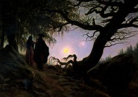 Lais Puzzle - Caspar David Friedrich - Mann und Frau den Mond betrachtend - 1.000 Teile