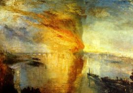 Lais Puzzle - Joseph Mallord William Turner - Der Brand des Parlamentsgebäudes, 16. Oktober 1834 - 1.000 Teile