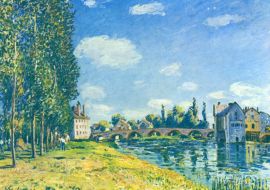 Lais Puzzle - Alfred Sisley - Brücke von Moret im Sommer - 1.000 Teile