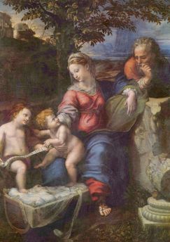 Lais Puzzle - Raffael - Hl. Familie unter der Eiche, mit Johannes dem Täufer - 1.000 Teile