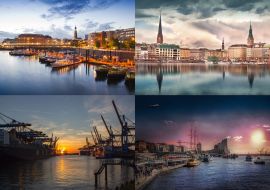 Lais Puzzle - Collage Hamburg - 500 & 1.000 Teile