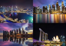 Lais Puzzle - Collage Singapur - 1.000 Teile