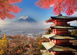 Lais Puzzle - Mount Fuji Japan in Herbstfarben - 500 & 1.000 Teile