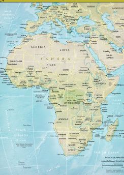 Lais Puzzle - Landkarte Afrika - 500 & 1.000 Teile