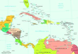 Lais Puzzle - Landkarte Zentralamerika und Karibik - 1.000 Teile