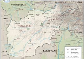 Lais Puzzle - Physische Landkarte Afghanistan - 1.000 Teile