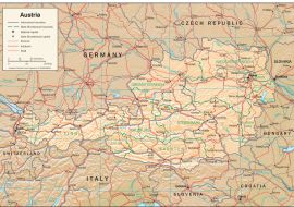 Lais Puzzle - Physische Landkarte Österreich - 1.000 Teile