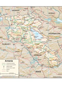 Lais Puzzle - Physische Landkarte Armenien - 1.000 Teile