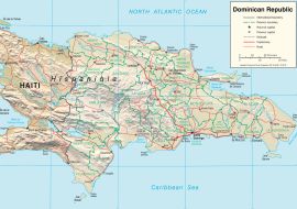 Lais Puzzle - Physische Landkarte Dominikanische Republik - 1.000 Teile