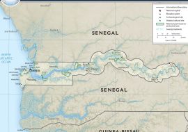 Lais Puzzle - Physische Landkarte Gambia - 1.000 Teile