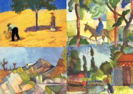 Lais Puzzle - Collage August Macke - 500 & 1.000 Teile