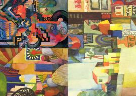 Lais Puzzle - Collage August Macke III - 1.000 Teile
