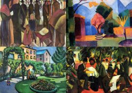 Lais Puzzle - Collage August Macke VI - 1.000 Teile