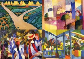 Lais Puzzle - Collage August Macke VIII - 1.000 Teile