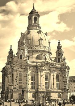 Lais Puzzle - Frauenkirche Dresden sepia - 1.000 Teile