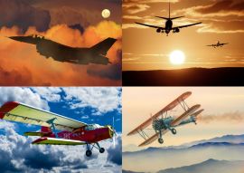 Lais Puzzle - Collage Flugzeuge - 500 & 1.000 Teile