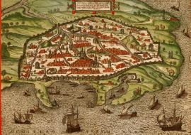 Lais Puzzle - Historische Stadtkarte Alexandria 1575 - 1.000 Teile