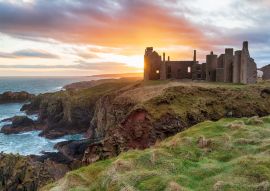 Lais Puzzle - Slains Castle im Sonnenuntergang, Schottland - 500 & 1.000 Teile