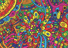 Lais Puzzle - Unmögliche, sehr schwierige, psychedelische Farben - 1.000 Teile