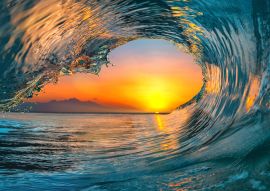 Lais Puzzle - Welle im Sonnenuntergang - 100, 200, 500 & 1.000 Teile